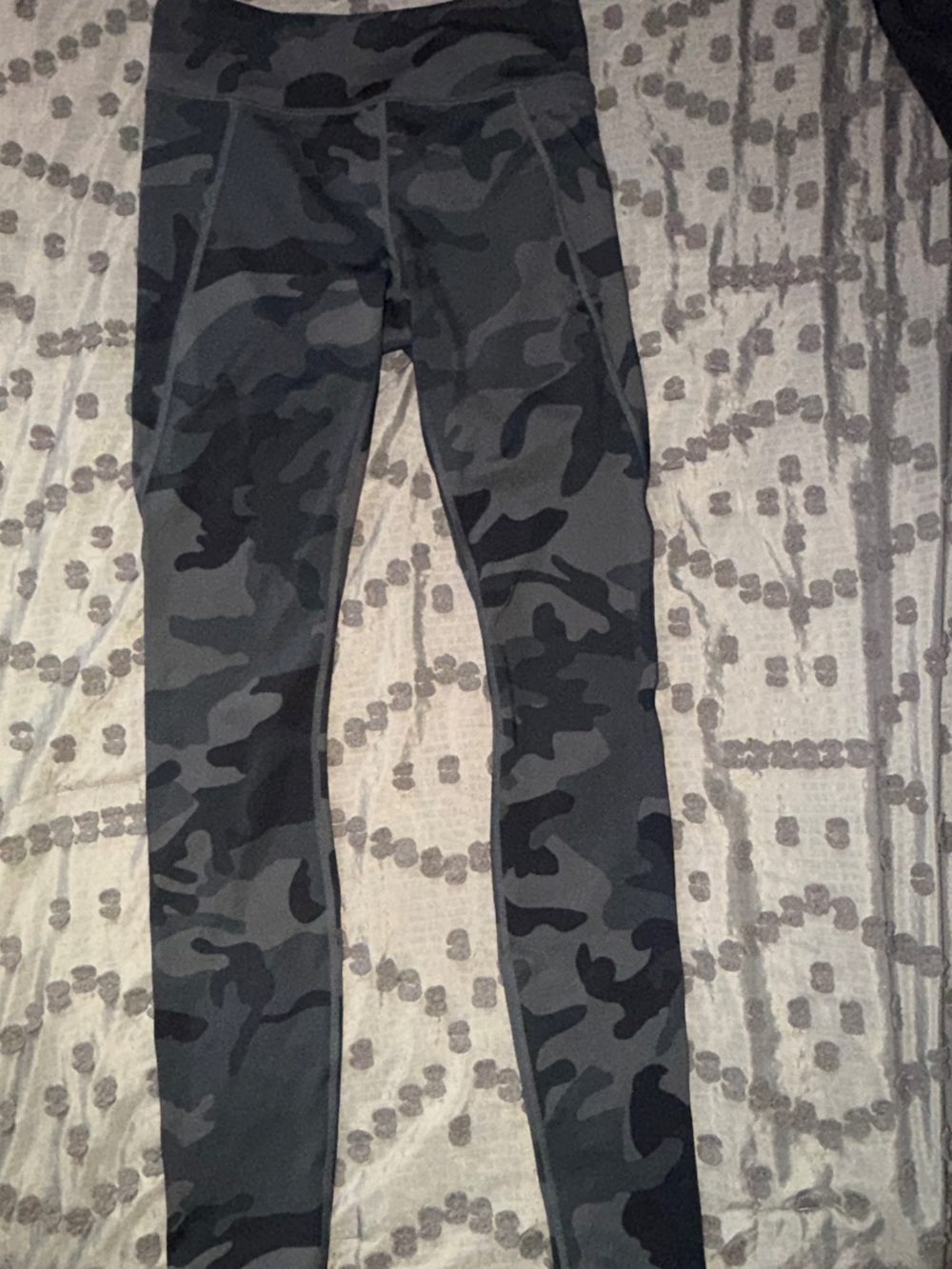 Polo by Ralph Lauren Women's Black & Gray Camo Leggings